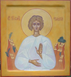 икона Святого Преподобного Иоанна Фиваидского 